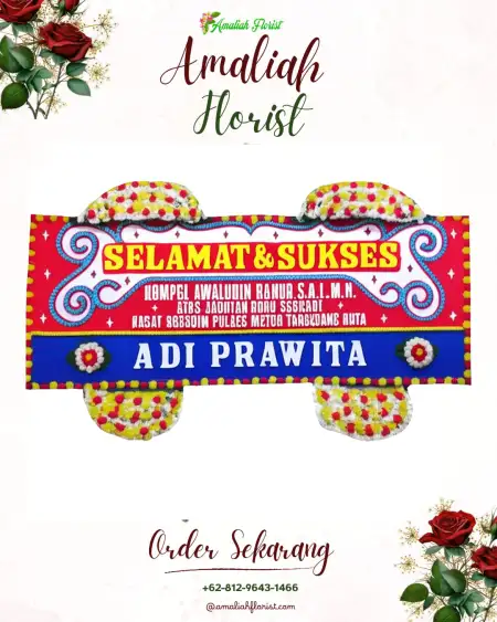 Papan Bunga Ucapan Selamat Nusamangir